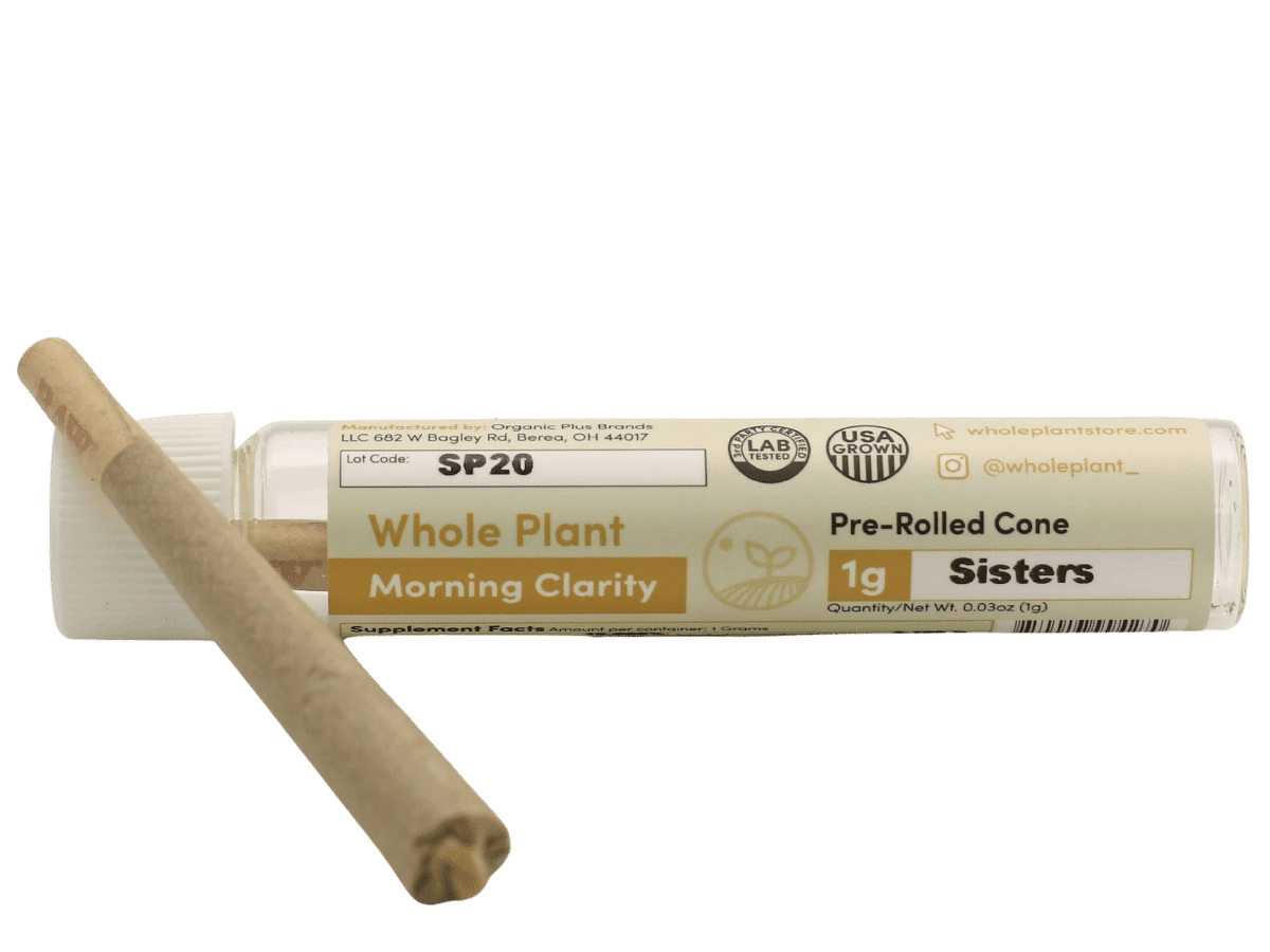 1g Morning Clarity Sisters Pre Roll Cone